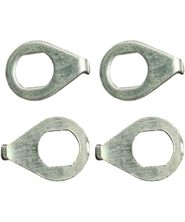 Bike Front Wheel Hub Safety Washer & Retaining Clip Set (4 pcs) | Universal Front Axle Gasket for Hanging Hook - Buy Online on SooperMarket.com