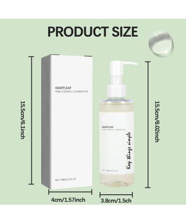 FunnAura 100ml Pore Control Cleansing Oil Mild Refreshing Blackhead Remover Cleansing Oil for Face all Skin Types - Buy Online on SooperMarket.com