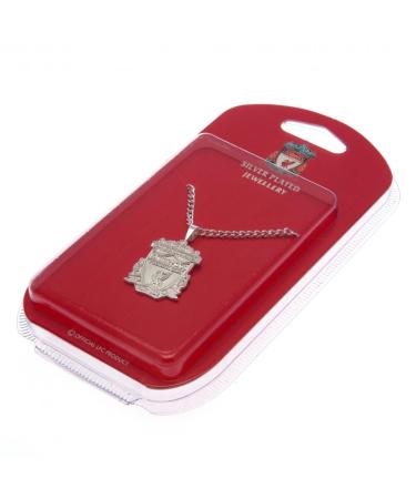 Liverpool FC silver plated crest pendant and chain