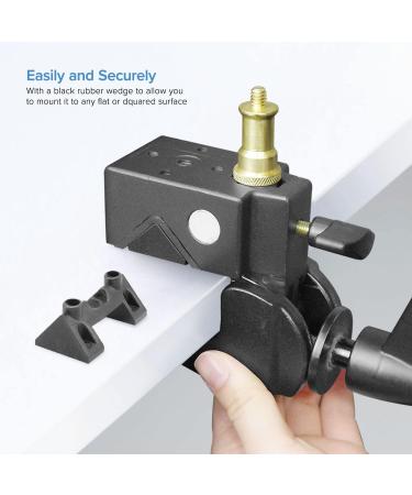 LimoStudio Super Clamp with Metal Stud for Photo Video Studio - AGG1108 Black - Buy Online on SooperMarket.com