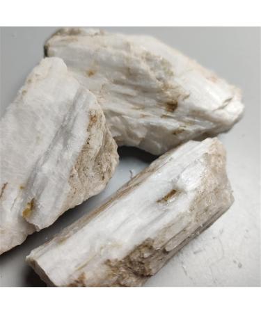 Natural Crystal Rough 500g Natural Raw Threadiness Wollastonite Stone Teaching Specimen Industrial Raw Materials Collection Home Decoration Crystal Random size 500g - Buy Online on SooperMarket.com