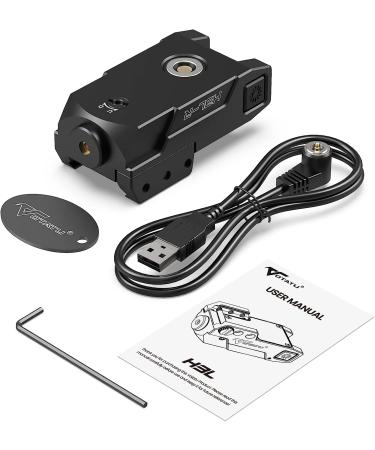 Votatu H3L-R Strobe Tactical Red Laser Sight | Ultra Low Profile Red Beam Laser | USB Charging | Ambidextrous Control - Buy Online on SooperMarket.com