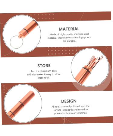 FOMIYES Ear Cleaning Tools Kit - Stainless Steel Ear Removers and Spring Ear Wax Removal Kit - Buy Online on SooperMarket.com