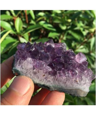 Stone Crafts Natural Dream Amethyst Quartz Crystal Cluster Specimen 50-60g Reiki Crystals - Buy Online on SooperMarket.com