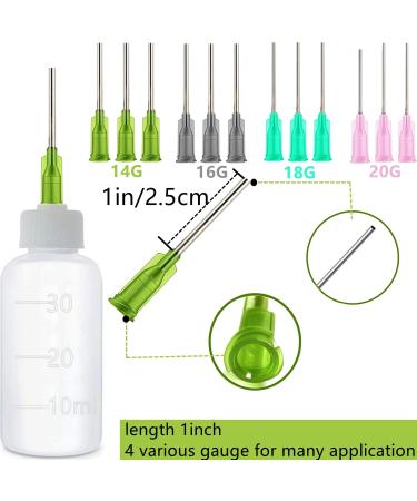 Expesumas 30ml Glue Applicator Bottles - 6 Pcs Plastic Dropper Bottles for Crafts & DIY Projects - Buy Online on SooperMarket.com