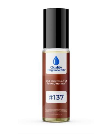 Quality Fragrance Oils' Impression #137 Inspired by Terre D'Hermes (10ml Roll On) Terre D'Hermes Impression #137 0.34 Fl Oz (Pack of 1)
