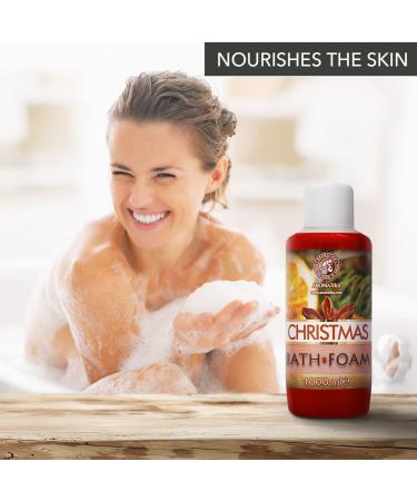 Bath Foam Christmas 34 Fl Oz - Relaxing Aromatherapy for Good Sleep & Spa Experience | Body Care & Wellness - Buy Online on SooperMarket.com