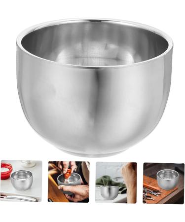 Professional Stahad Double-Walled Stainless Steel Shaving Foam Cup - Comfortable Shave for Men | Premium Shaving Soap & Razor Accessories - Buy Online on SooperMarket.com