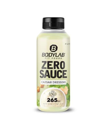 BODYLAB24 Zero Sauce Caeser Dressing 265ml low in calories only 3-9 kcal each 15g portion fat and sugar-reduced perfect for refining dishes as a sauce or dressing ideal for every diet Caeser dressing 265 ml (1 Pack)