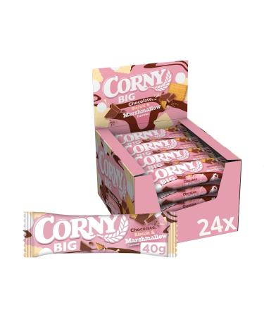 Cereal bar Corny BIG Chocolate Biscuit & Marshmallow Flavor large pack 24x40g Chocolate Biscuit & Marshmallows