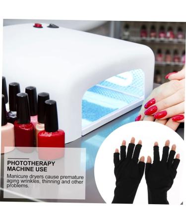 FOMIYES 2 Pairs Nail Gloves Fingerless Driving Gloves Manicure Gloves Gloves for Gel Nails Sun Gloves Womens Gloves Gloves Dryer Polyester Women's - Buy Online on SooperMarket.com