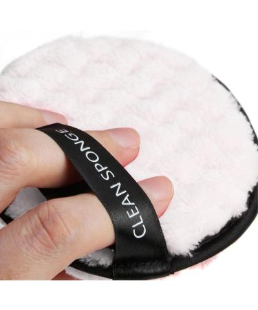 Cotton Makeup Remover Pads Reusable Face Cleansing Pads | Wet and Dry Double Use Makeup Remover Cloths Make-up Products Puff for Women & Men Uwariloy White - Buy Online on SooperMarket.com