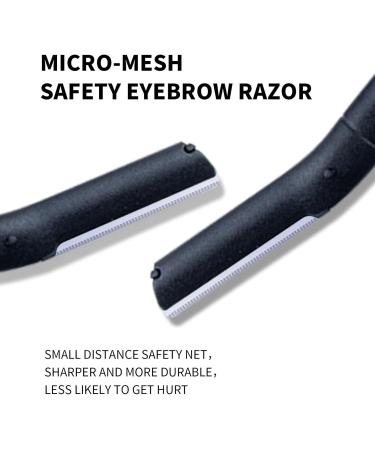 Rolempon Facial Razors for Women - 8 Ergonomic Eyebrow & Dermaplaning Tools with Protective Cover | Safe & Easy Facial Hair Removal - Buy Online on SooperMarket.com