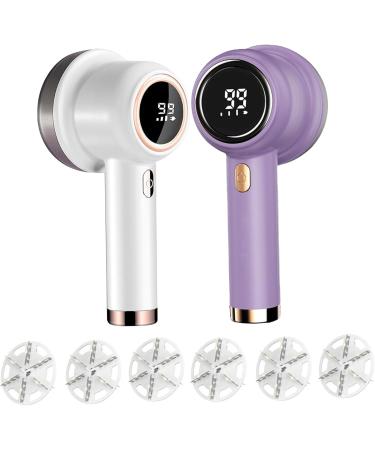 Buy Electric Fabric Shaver - 3 Speeds 6 Leaf Cutter USB Charging Lint Remover for Clothes & Sofa - Sweater Pill Remover (White - Buy Online on SooperMarket.com