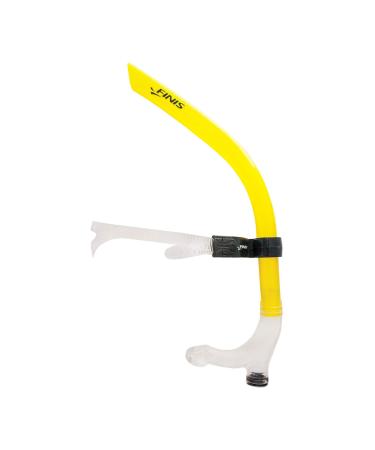 FINIS Men's Adult & Junior Junior Swimmers Snorkel Technical Training Equipment-Yellow Yellow Junior Single