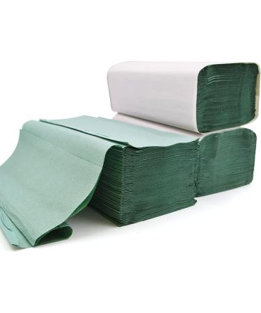 Defacto 5000 Zigzag Paper Towels - 25x23 cm Folding 1 Layer Green - Ideal for Donors - Buy Internationally - Buy Online on SooperMarket.com