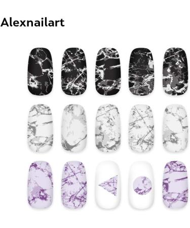 Marble Crack Geometry Nail Stamping Plate for DIY Manicure - FA056 - Buy Online on SooperMarket.com