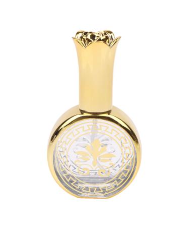 Yawdil 20ml Refillable Sample On Container Perfume Essential Gold Bottles Crystal Bottles Oil Glass Gold Electroplated Decorative Travel Empty Mini Carved Liquid Pressed Glass Bottle One Color RY0692