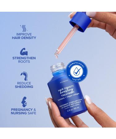 AAVRANI Hair Density Boosting Treatment - Ashwagandha & Turmeric Scalp Serum for Thicker Fuller Hair | Vegan & Non-Greasy - 2 Fl Oz - Buy Online on SooperMarket.com
