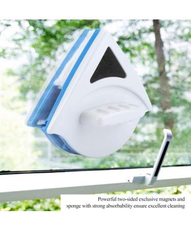 QTYUERGK Triangle Shape Double-Side Magnetic Window Cleaner Glass Wiper Cleaning Brush for Single Glazed Windows with 3-8mm Thickness Cleaners - Buy Online on SooperMarket.com