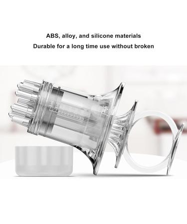 DAUZ Scalp Oil Applicator Comb - Portable Silicone Tool for Even Hair Growth Oil Application - Transparent White - Buy Online on SooperMarket.com