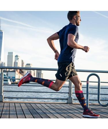 Actinput 4 Pairs Compression Stockings for Men & Women - Colorful Support Socks for Sports Travel & Nursing - Size S-M - Buy Online on SooperMarket.com
