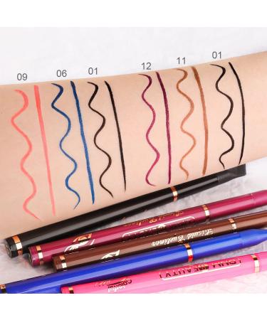 3Pcs Waterproof Wing Eyeliner Stamp Set - Black, Brown, Red Brown Liquid Eye Pencil Makeup Sets | Colored Eye Liners Stamps Shapes | Long-Lasting Delineador de Ojos contra el Agua - Buy Online on SooperMarket.com
