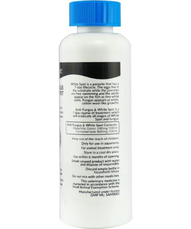 AquaCare Anti-Fungus & White Spot 250ml - Effective Aquarium Treatment - Buy Online on SooperMarket.com