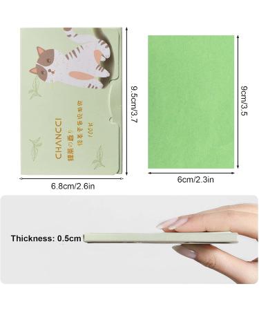 Rapidbok Blotting Paper - 200 Leaves Oil Control Sheets for Oily Skin Care | Green Face Oil Absorbing Towels - Buy Online on SooperMarket.com