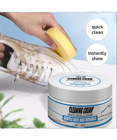 White Shoe Cleaning Cream 2023 New Multi-Functional Cleaning And Stain Removal Cream Multi-Functional Cleaning And Stain Removal Cream No Need To Wash (2PC) - Buy Online on SooperMarket.com