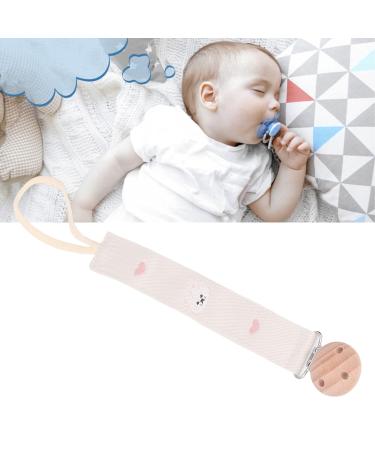 Soft Rabbit Pacifier Holder Strap - Easy-to-Wear Clip for Babies | Prevents Detaching | Best International Shipping - Buy Online on SooperMarket.com