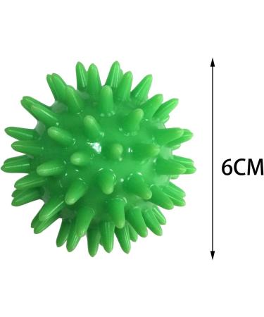 Colcolo 6x Prickly Massage Balls - Travel Massage Roller for Back & Foot Relief | 2.4 Pocket Gymnastics Ball - Buy Online on SooperMarket.com