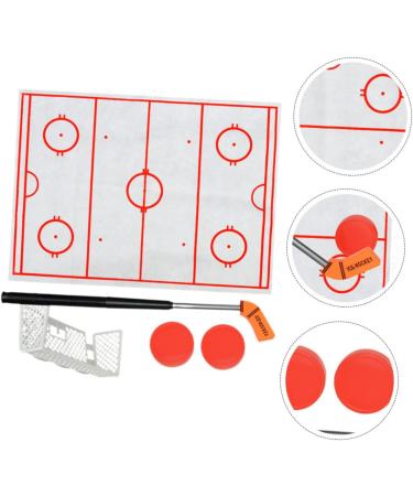 Milist Mini Hockey Toys Set - Decompression Pucks Bats & Play Parts | Perfect for Ice Hockey Fun | Durable Plastic Design - Buy Online on SooperMarket.com