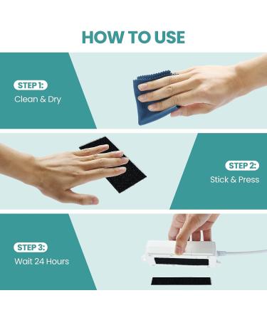 20 Sets Hook and Loop Strips with Adhesive  1 x 4 Inch Strong Back Adhesive Fasteners Tape  Double Sided Strips Mounting Tape  Black Total 80 Inch - Buy Online on SooperMarket.com