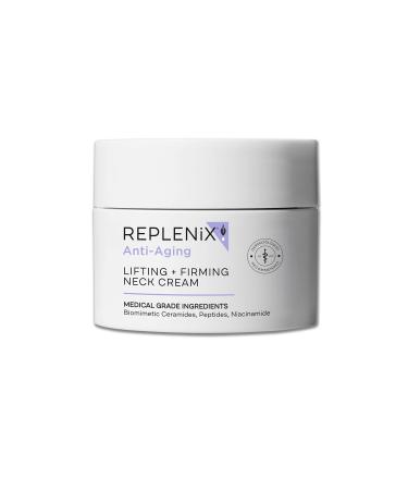 Replenix Lifting + Firming Neck Cream - Rapid Wrinkle Repair  Collagen-Boosting  Regenerating Anti-Aging  Face  Neck  and D collet  Cream  1.7 oz 1.76 Ounce (Pack of 1)