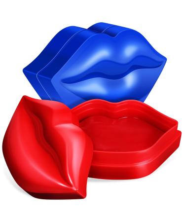 KOMBIUDA 2 Boxes Lip Mask Lipmask Lip Sheet Mask Portable Lip Gel Pads Sleeping Lip Gel Pads Lip Skin Mask Women Cosmetic Home Lip Moisturizing Tool Abundance Facial Mask Patch