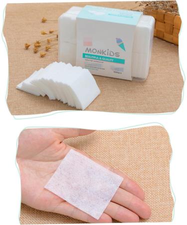 Balacoo 1000pcs Thin Cotton Pads for Nail Polish & Makeup Removal | Premium Cosmetic Cotton Remover - Buy Online on SooperMarket.com
