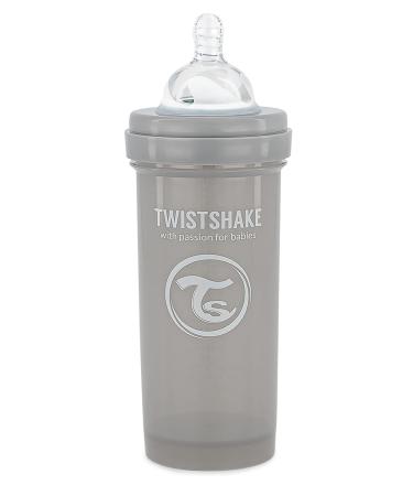 Twistshake Anti-Colic 260ml/8oz Pastel Grey - Reduce Colic and Comfort Your Baby - Buy Online on SooperMarket.com