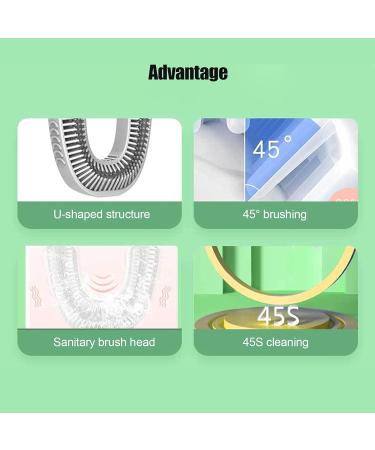 Shop Cute U-Shaped Electric Toothbrush | Automatic Intelligent Cleaning 5 Modes - Fun Oral Care Tool - Buy Online on SooperMarket.com