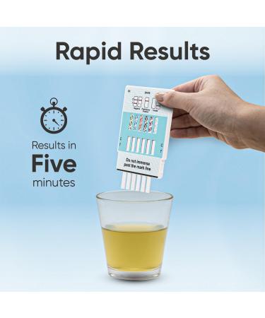 Prime Screen 10 Panel Urine Drug Test Kit - (THC BZO MET PCP MTD AMP BAR COC OPI MDMA) - 5 Pack  - Buy Online on SooperMarket.com
