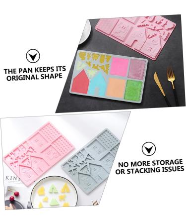 Cabilock 8 Pcs Cake Baking Tools Silicone Molds Polymer Clay Resin Mould DIY Material Paper Cup Chocolate - Buy Online on SooperMarket.com