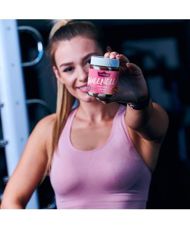 Buy Gym Queen Queenella Coconut Chocolate Spread 250g - Palm Oil Free Creamy Delicacy with Coconut Flakes - International Shipping Available - Buy Online on SooperMarket.com