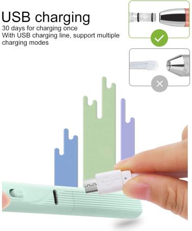 Children's Ear Wax Removal Kit | USB Rechargeable Luminous Visual Ear Pick Tool - Buy Online on SooperMarket.com