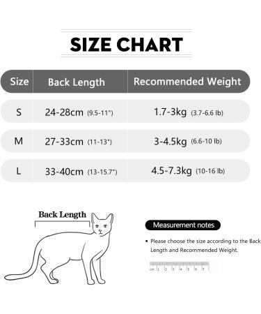 HEYWEAN Cat Recovery Suit - M Purple Stripes | Post-Surgery Bodysuit for Cats | Cone Collar Alternative & Surgical Shirt - Buy Online on SooperMarket.com