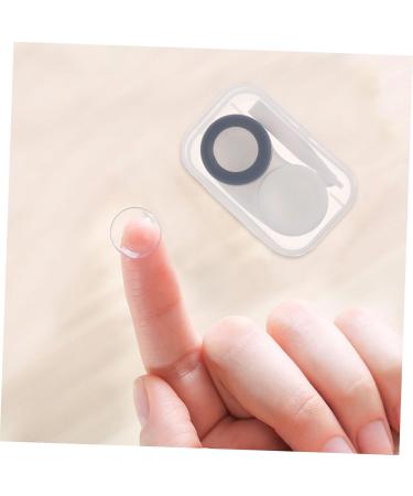 Buy Gatuida 4-Piece Contact Lens Container Set | Plastic Tweezers & Travel Storage Box for Eye Care - Buy Online on SooperMarket.com