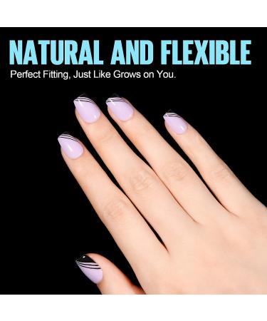 TOMICCA Extra Short Coffin Nail Tips - 450Pcs Soft Gel Tips for Nail Extension | Matte Finish Fake Nails in 15 Sizes with Storage Box - Buy Online on SooperMarket.com