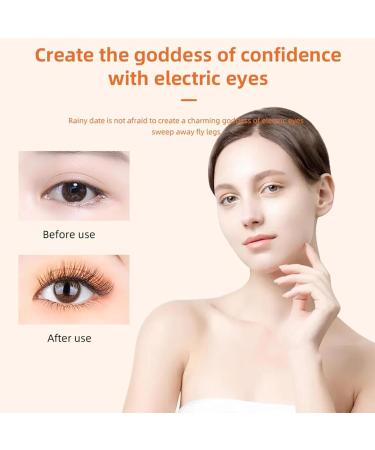 Heated Eyelash Curlers Electric Eyelash Curler with 3 Temperature Modes Intelligent Power-off 230mAh Rechargeable Battery One Charge for 60 Times Use (White) - Buy Online on SooperMarket.com