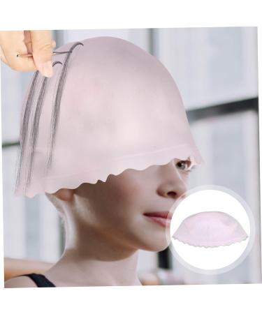 FOYTOKI Silicone Highlighter Cap Hair Dyeing Hat for Salon Hairdressing Supplies Salon Hairdressing Tools Highlight Cap for Hair with Hook Frosting Tipping Cap Hair Caps - Buy Online on SooperMarket.com