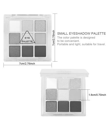 KARNAR Smokey Eye Eyeshadow Palette - 9 Color Cool Toned Shimmer Glitter Shades - Buy Online on SooperMarket.com