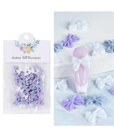 50pcs Mixed Color Resin Nail Embellishments Create Unique Designs Flat Back 3D Nails Art Decoration For Women Accessories For Nails